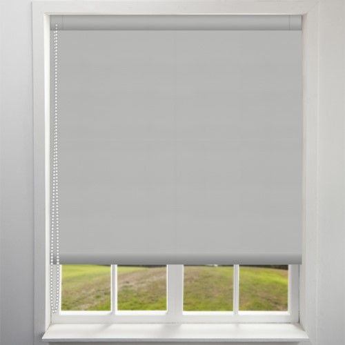 Grey Blackout Roller Blind