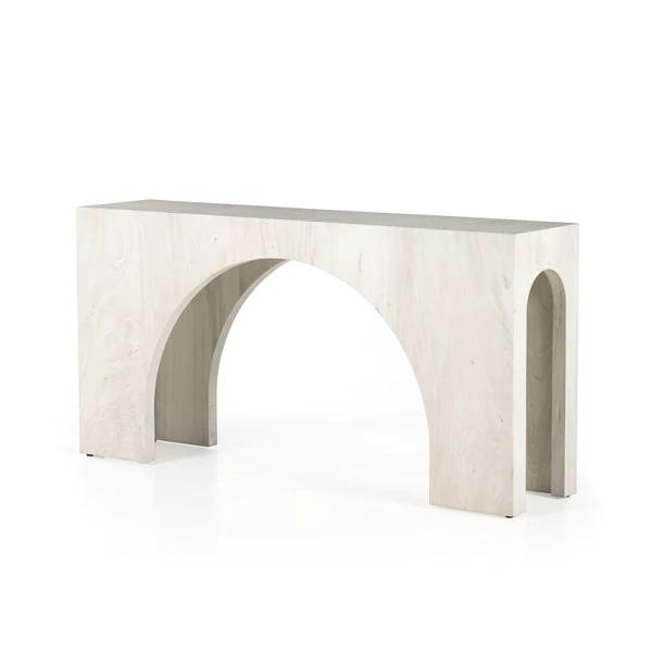 Alcantara console table