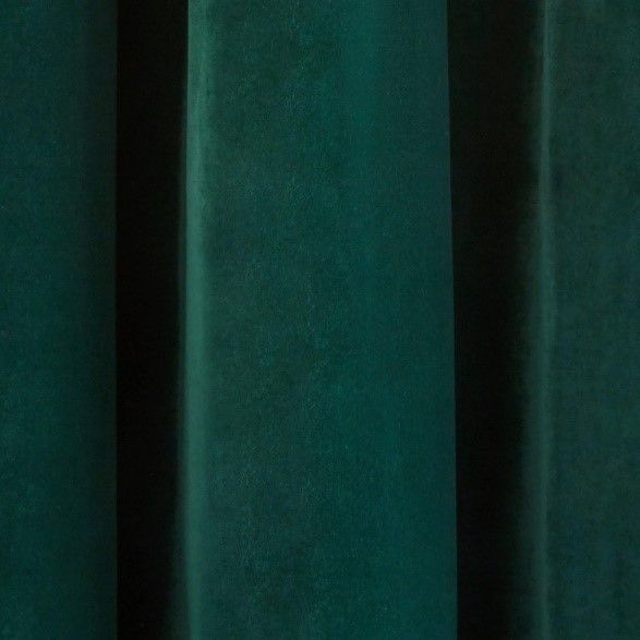 Bright Green Velvet Curtain