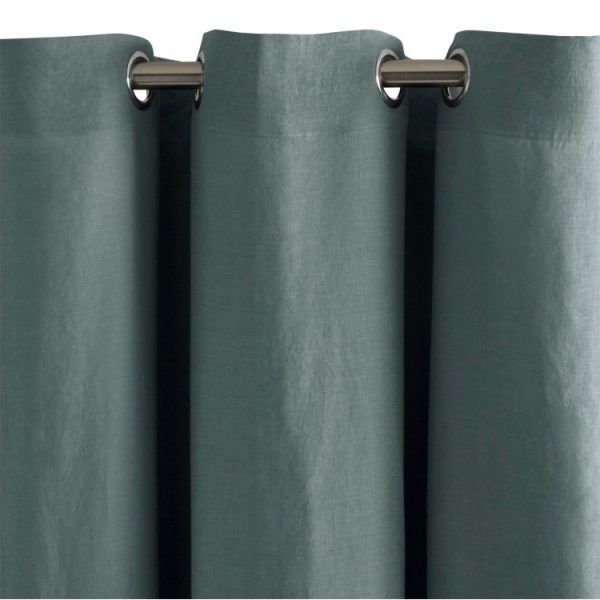 Light Green Linen Curtain