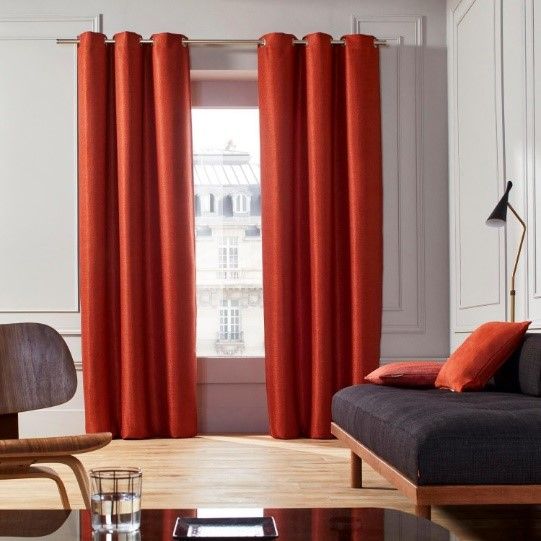 Beige Cotton Curtain