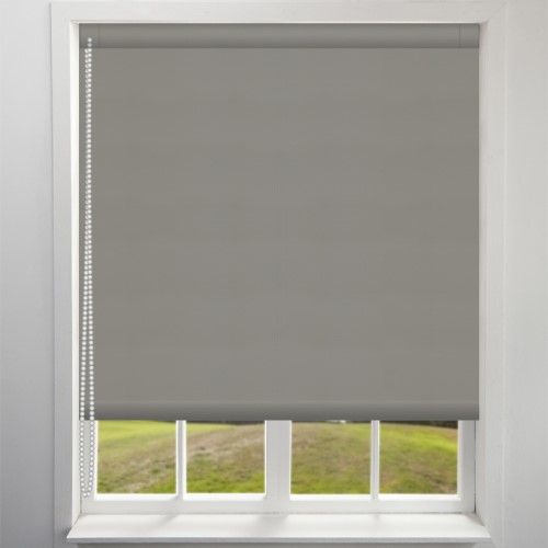 Dark Grey Blackout Roller Blind