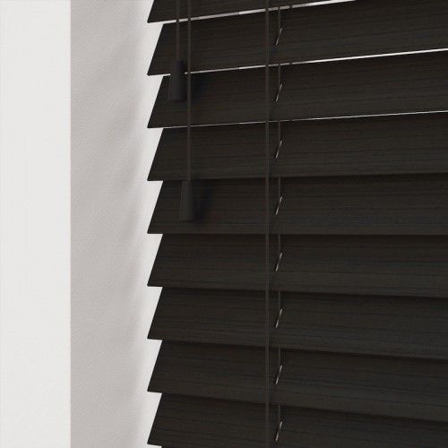 Black Wooden Blind