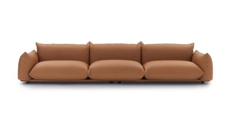 Marka leather sofa — image 1 of 2