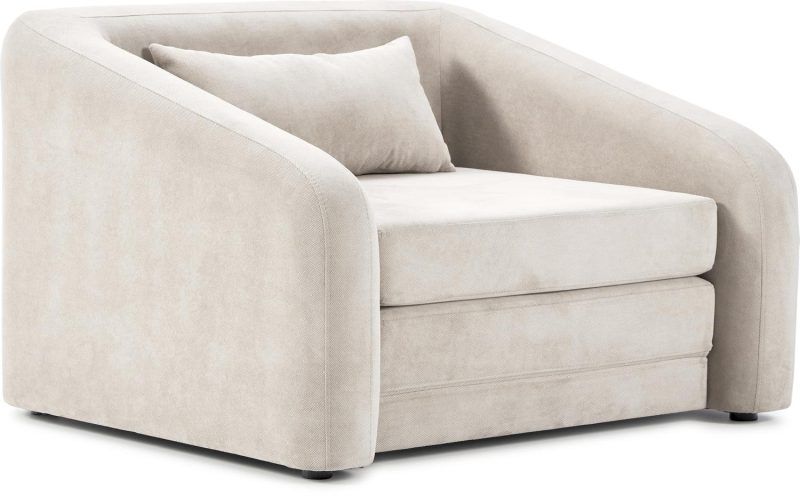 Banas Beige armchair bed