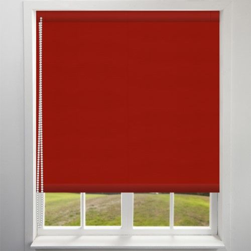 Red Blackout Roller Blind — image 1 of 1