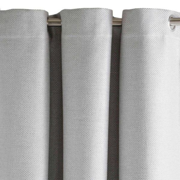 Dark Grey Cotton Curtain
